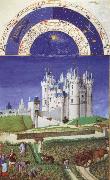 Brothers Van Limburg September, page from the Tres riched heures du duc the Berry unknow artist